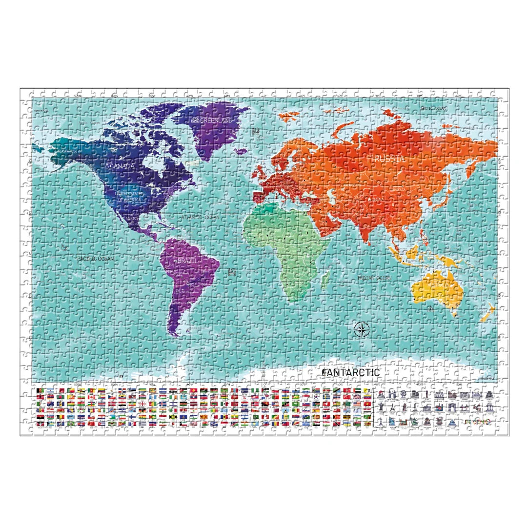 Cómo aprender países y capitales con mapas y rompecabezas