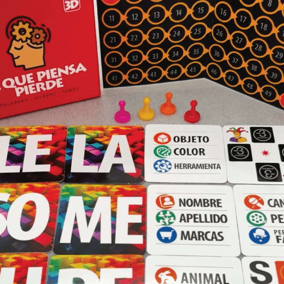 Juego de Mesa El que piensa pierde - Ingenio Destreza Mental