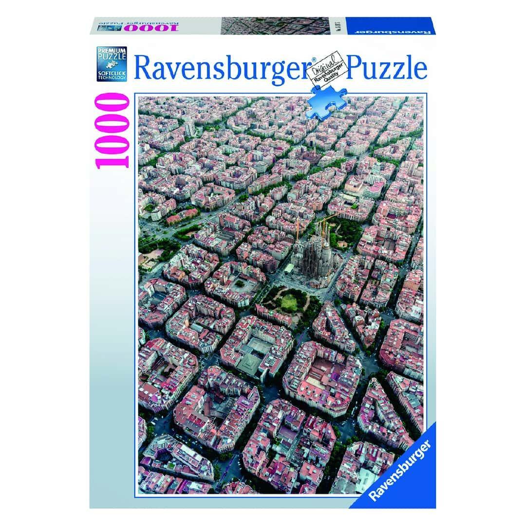 Rompecabezas 1000 piezas Barcelona - Ravensburger (15187) - Ingenio Destreza Mental