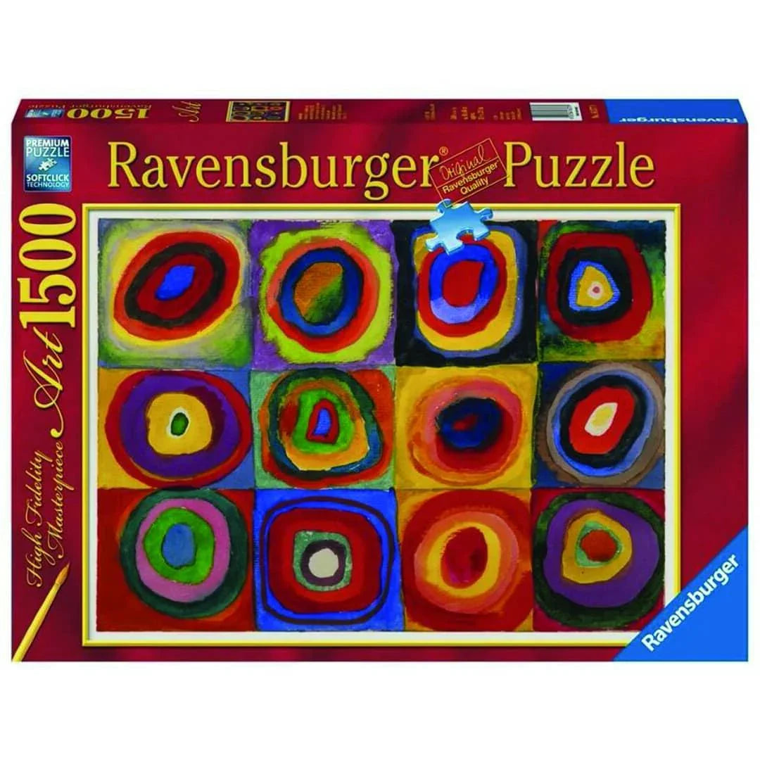Rompecabezas 1500 piezas Farbstudie, Kandinsky - Ravensburger (16377) - Ingenio Destreza Mental