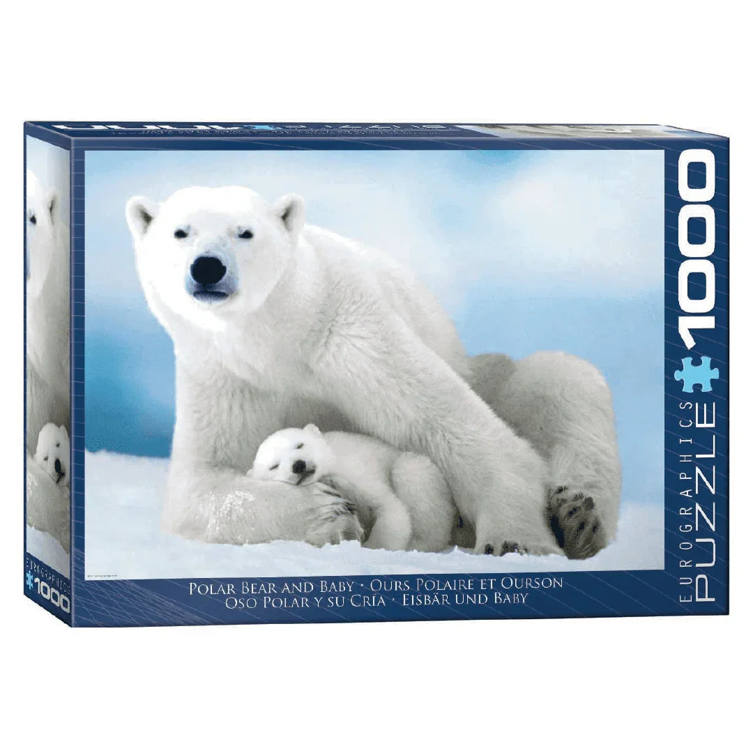 Rompecabezas 1000 piezas Osos Polares - Eurographics (6000-1198) - Ingenio Destreza Mental