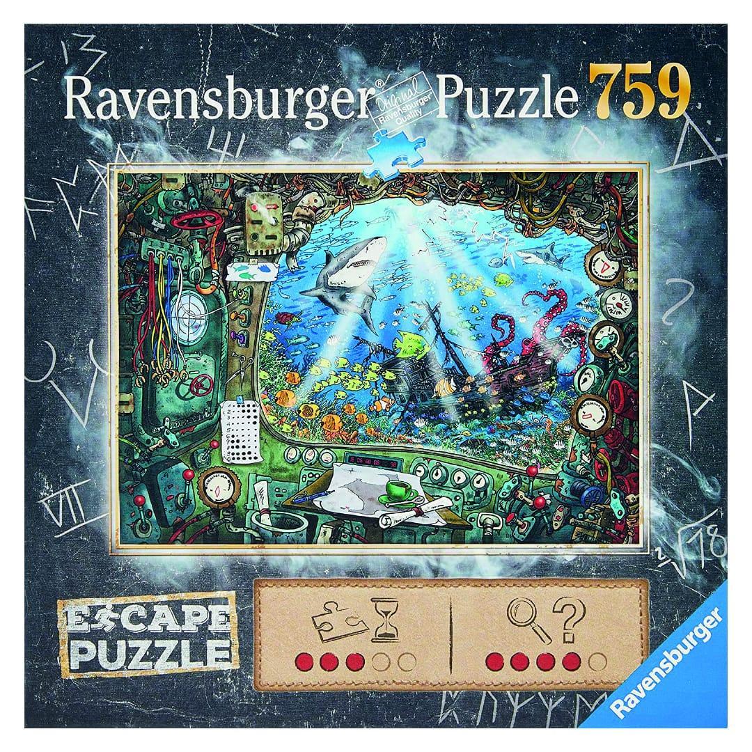 Rompecabezas 759 piezas El Submarino - Escape Puzzle Ravensburger (19959) - Ingenio Destreza Mental