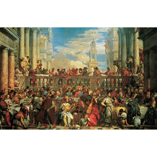 Rompecabezas 1000 Piezas mini A3 - Bodas de Caná, Paolo Veronese (M100-106) - Ingenio Destreza Mental