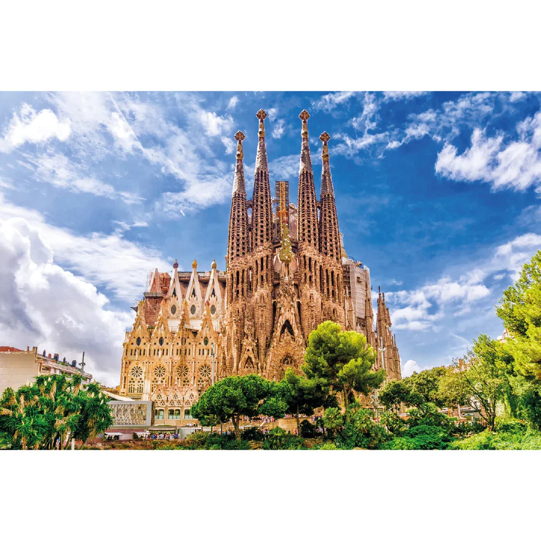 Rompecabezas 1000 Piezas mini A3 - La Sagrada Familia, España (M100-200) - Ingenio Destreza Mental