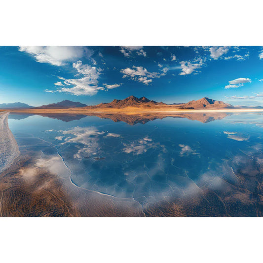 Rompecabezas 1000 Piezas mini A3 - El espejo del mundo, salar de Uyuni, Bolivia (M100-203) - Ingenio Destreza Mental