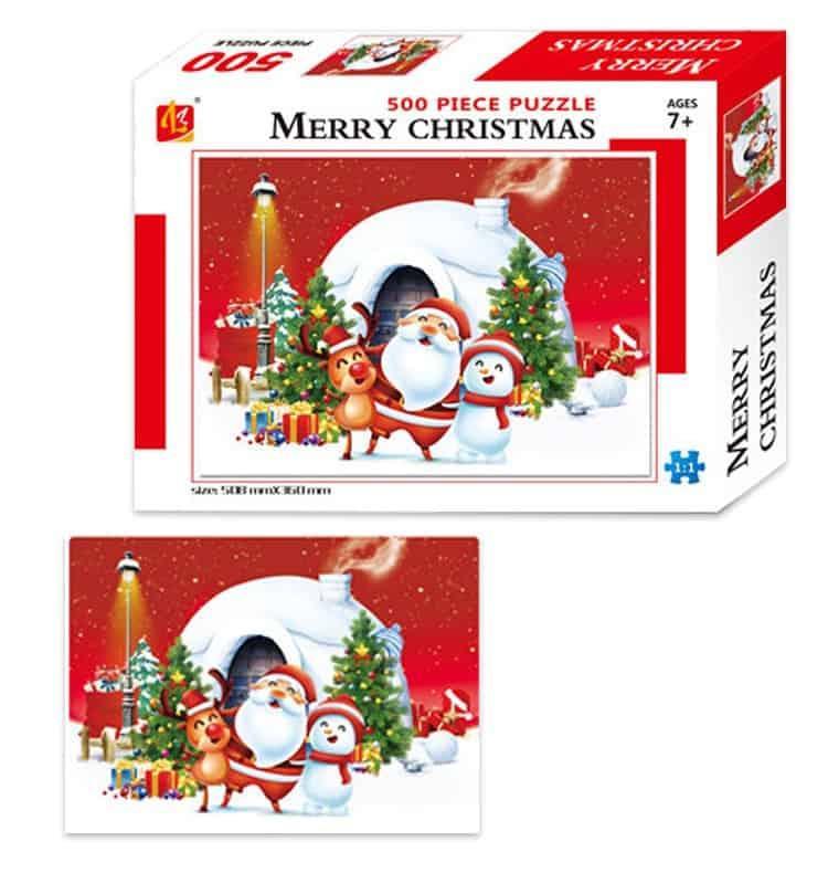 Rompecabezas 500 piezas Feliz Navidad - Ingenio Destreza Mental