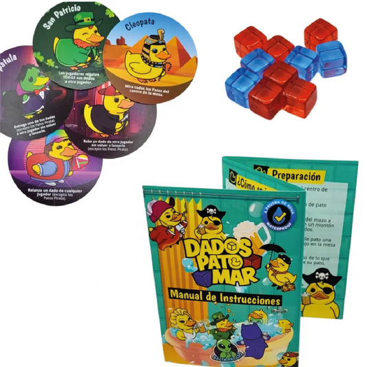 Juego de Mesa Dados Pato Mar
