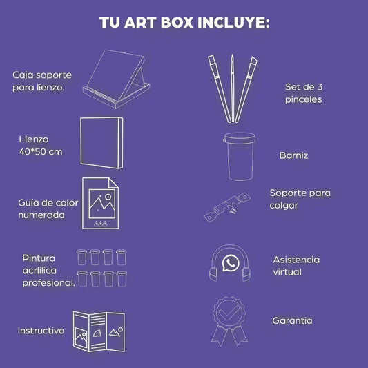 Angora - Kit de Pintura por números 50cmx40cm - Ingenio Destreza Mental