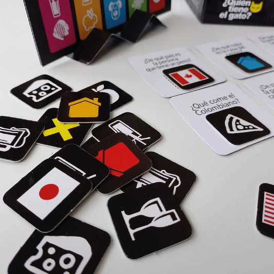 Juego de Mesa ¿Quién tiene el gato? - Ingenio Destreza Mental