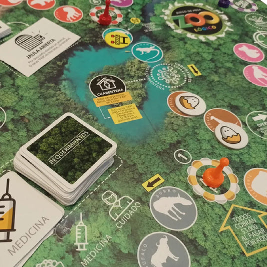 Juego de Mesa Zoo Lógico - Ingenio Destreza Mental