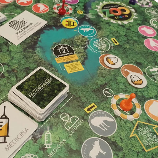 Juego de Mesa Zoo Lógico - Ingenio Destreza Mental