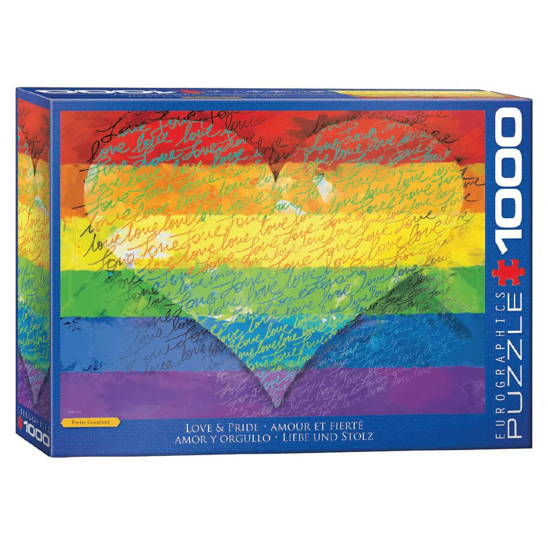 Rompecabezas 1000 piezas Love & Pride - Eurographics (6000-5542) - Ingenio Destreza Mental