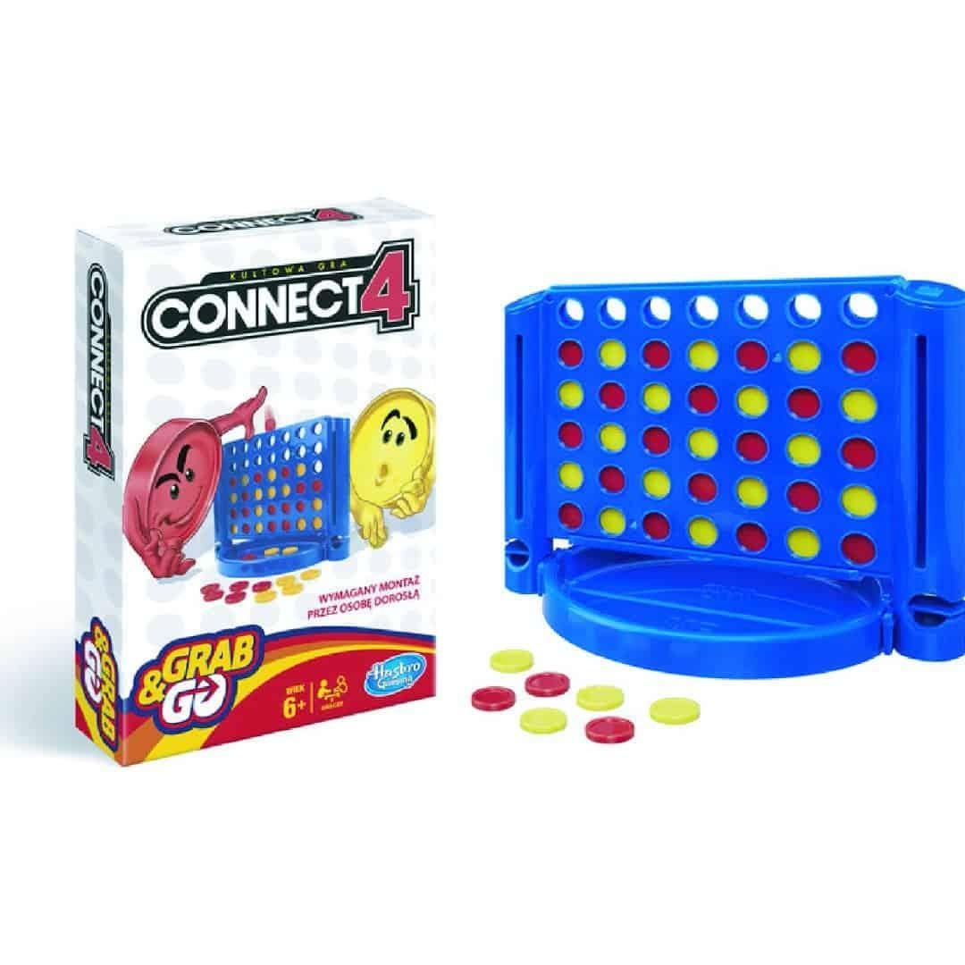 Juego de Mesa Connect 4 - Edición Viajera - Ingenio Destreza Mental