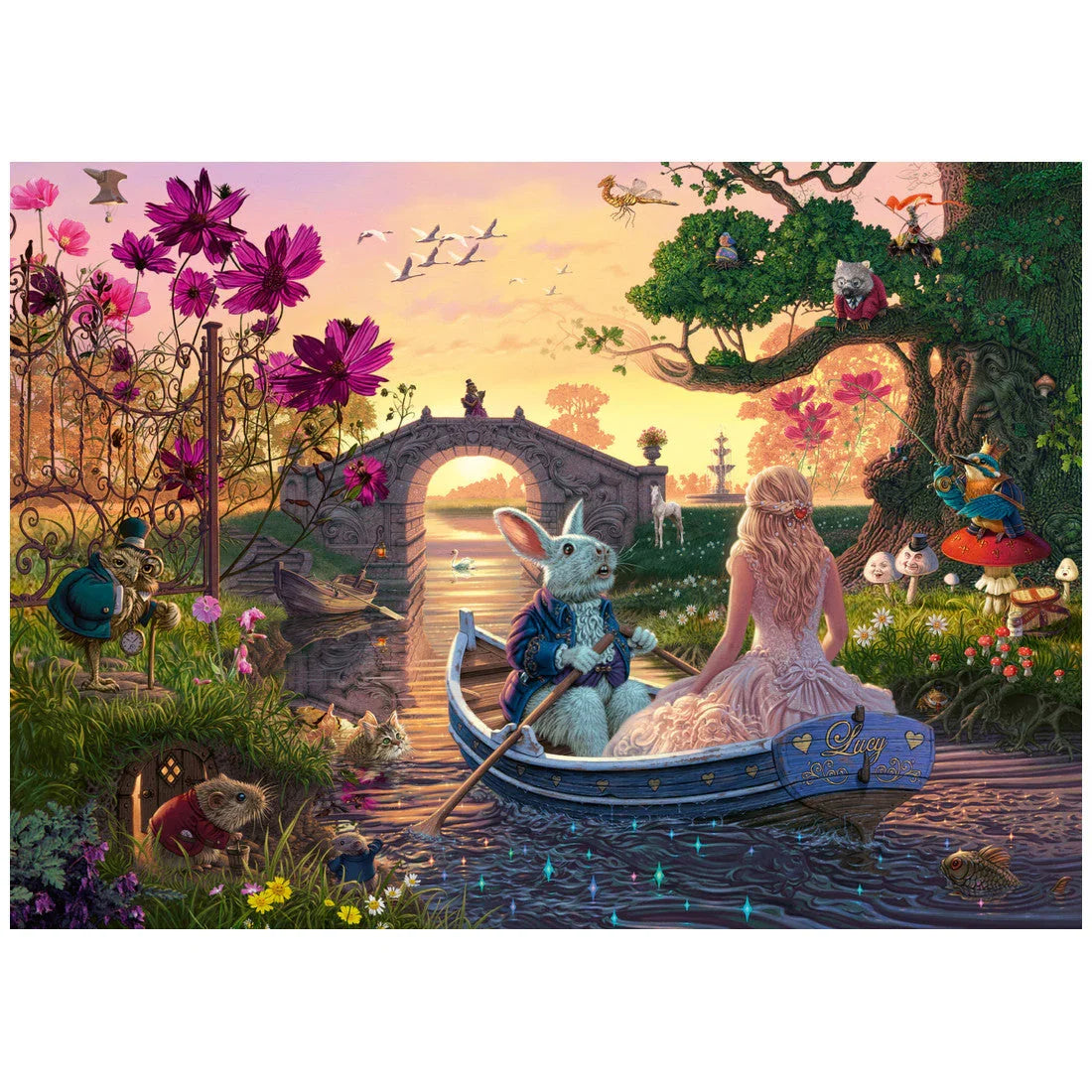 Rompecabezas 1000 Piezas Look & Find: Enchanted Lands - Busca y encuentra: tierras encantadas