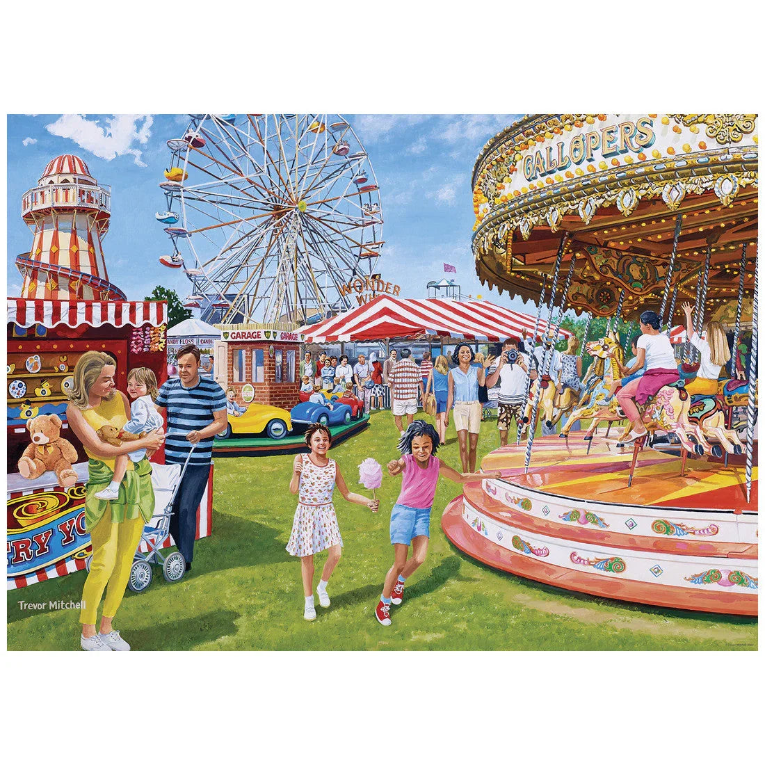 Rompecabezas 1000 Piezas Vintage Fairground Fun - Feria vintage