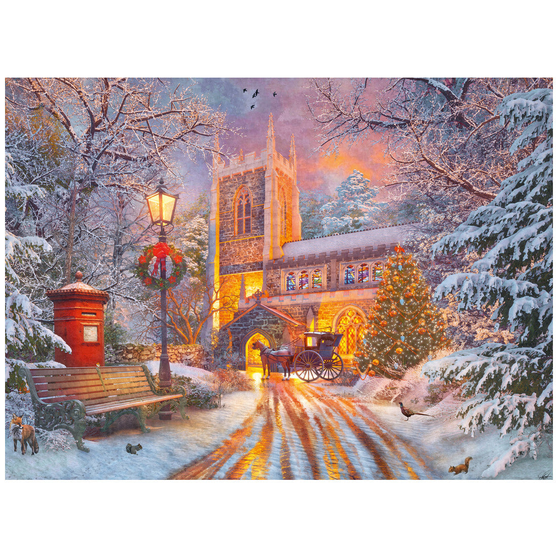 Rompecabezas 500 Piezas Luminoso Magical Christmas Starlin - Navidad mágica StarLine