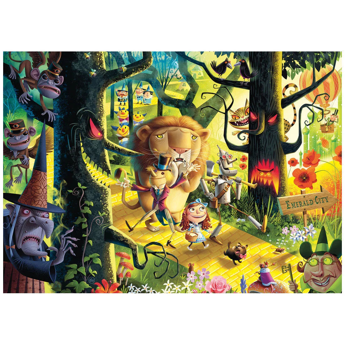 Rompecabezas 1000 Piezas Lions & Tigers & Bears - Leones, tigres y osos