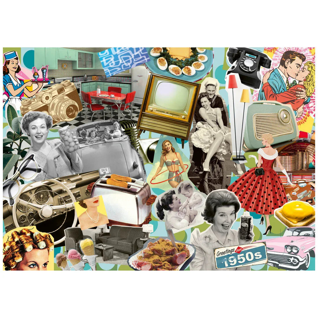 Rompecabezas 1000 Piezas The 50s - Los años 50