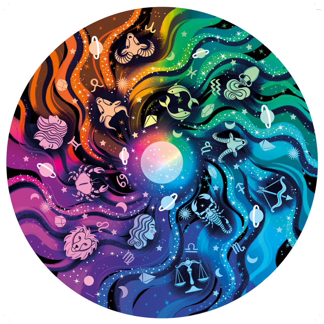 Rompecabezas 500 Piezas Circular - Astrology - Astrología