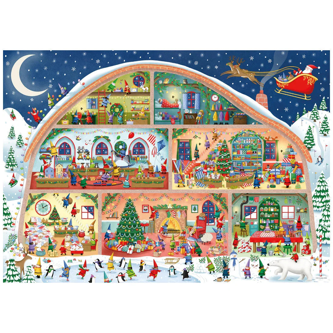 Rompecabezas 1000 Piezas Santa's Workshop - Taller de Santa