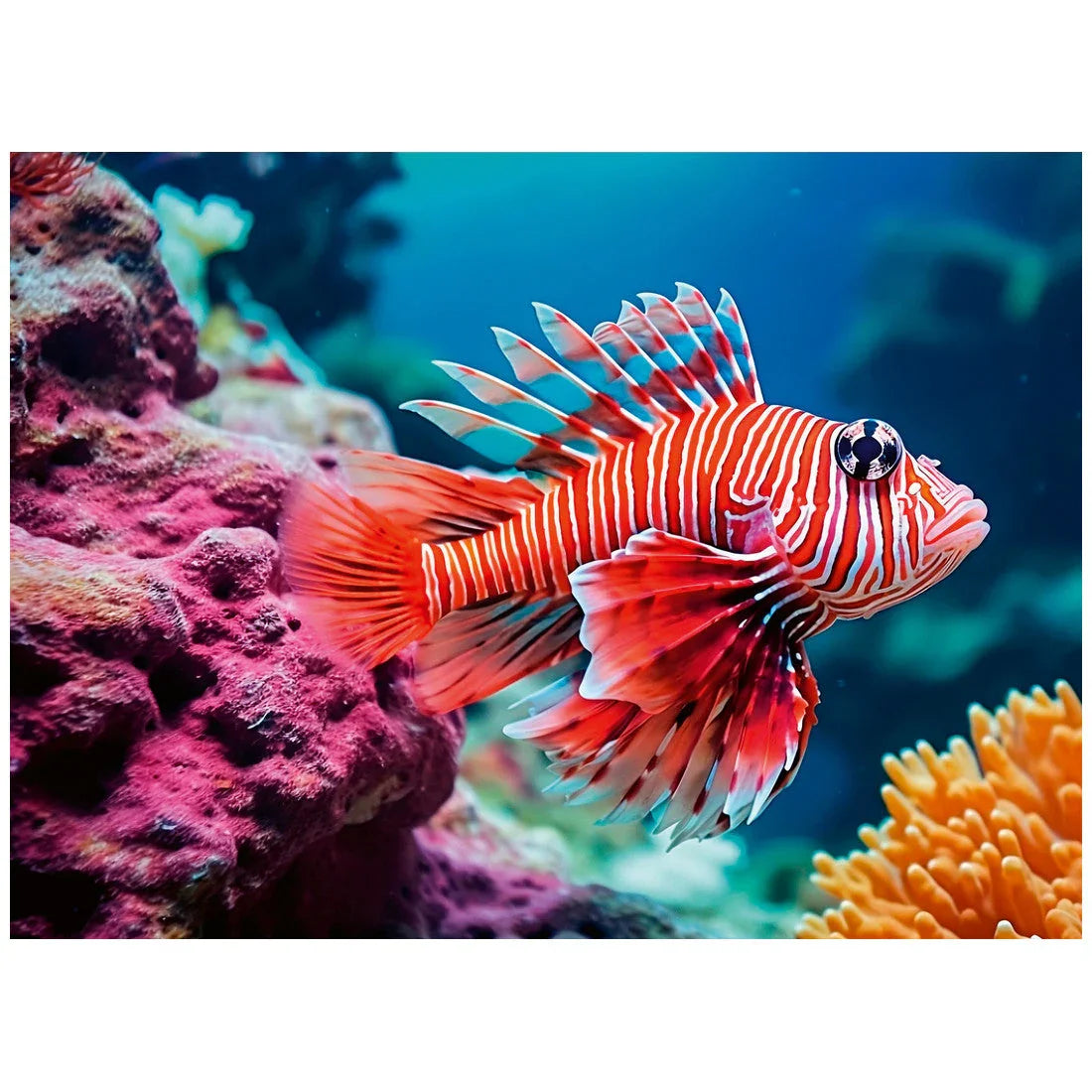 Rompecabezas 500 Piezas Red Lionfish Puzzle - Pez león rojo