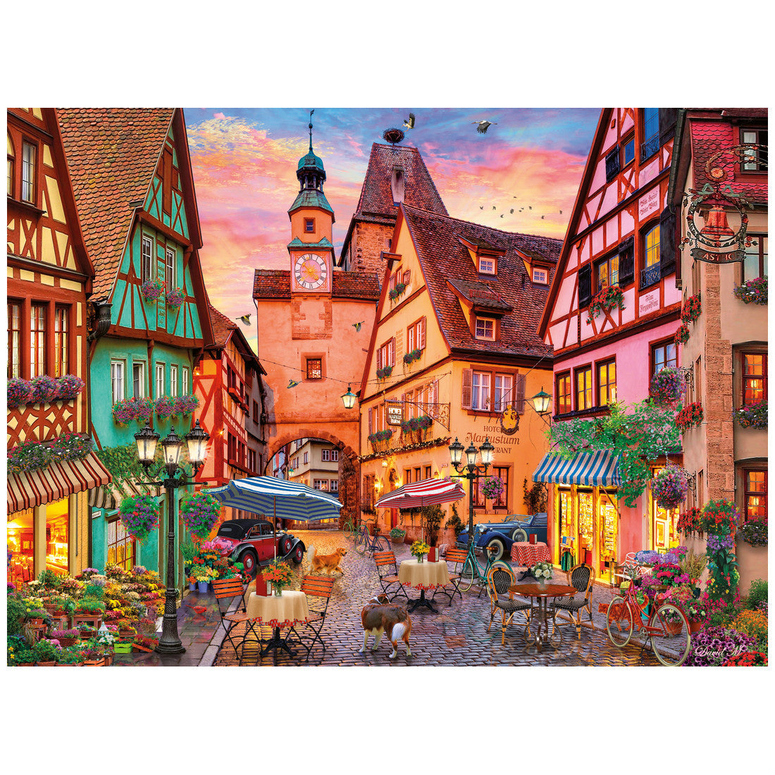 Rompecabezas 500 Piezas Bavarian Romance W - Romance bávaro