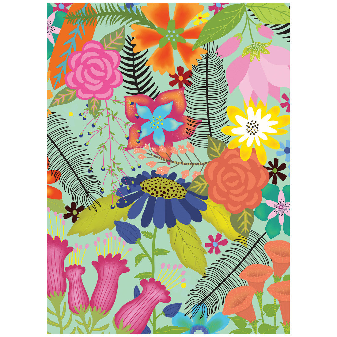 Rompecabezas 500 Piezas Flower Jungle WJPC - Selva de flores