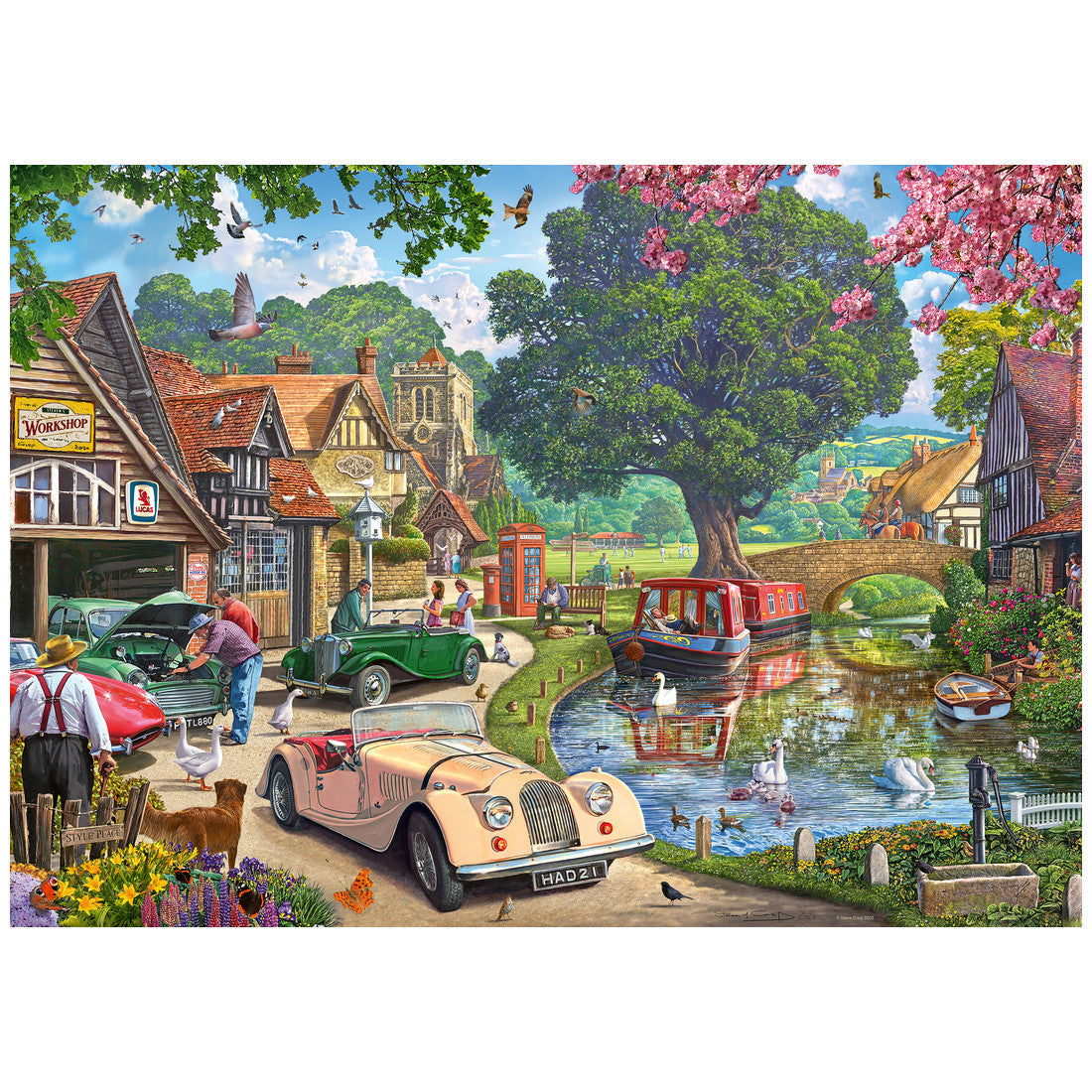 Rompecabezas 1000 Piezas Nostalgic Scene (Days gone by) - Viejos tiempos