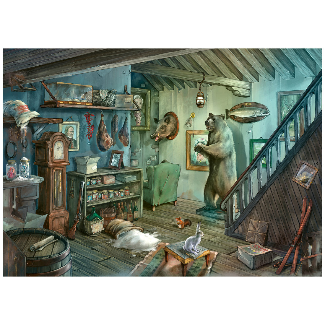 Rompecabezas ESCAPE 759 Piezas The Forbidden Basement - El sótano prohibido