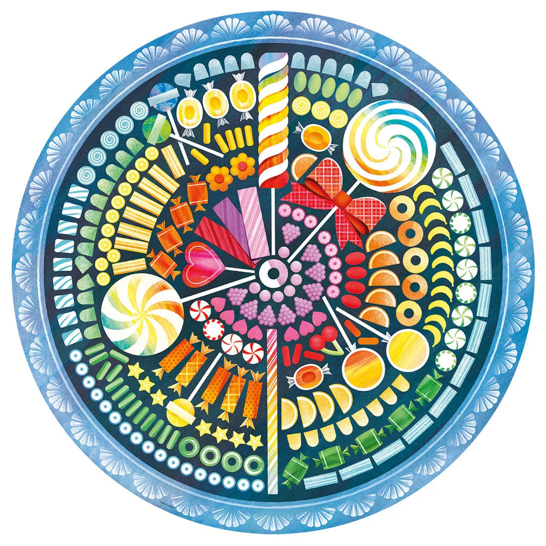 Rompecabezas 500 Piezas Circular - Circle of Colours Candy - Círculo de colores: dulces