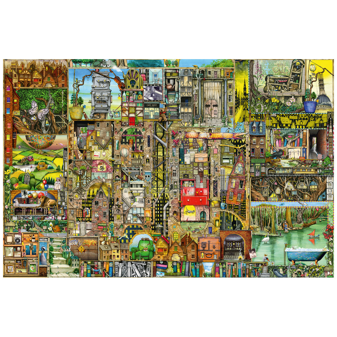 Rompecabezas 5000 Piezas Ciudad extraña - Ciudad extraña