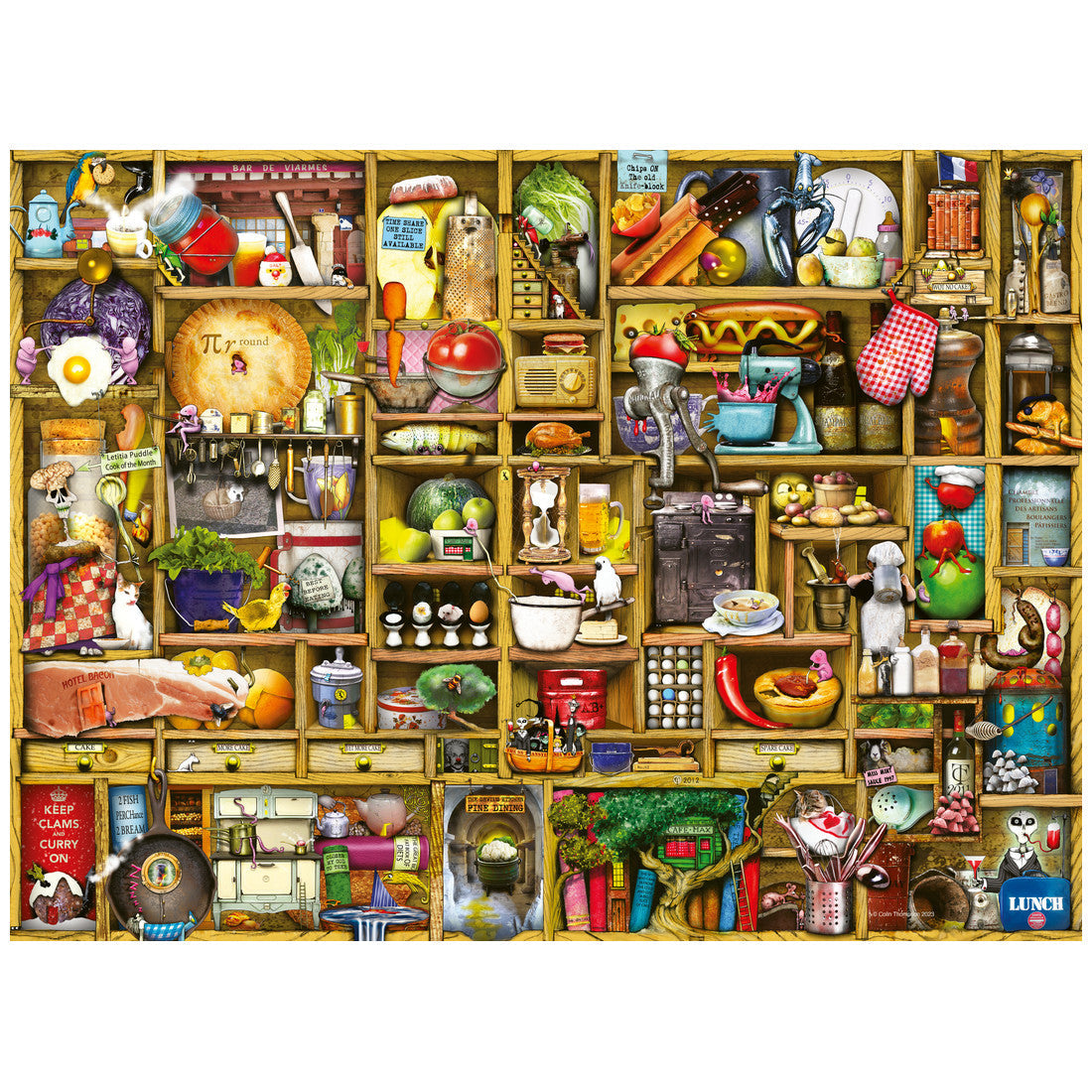 Rompecabezas Pack 4x500 Piezas Wonderf World of CThomps - Maravilloso mundo de C. Thompson