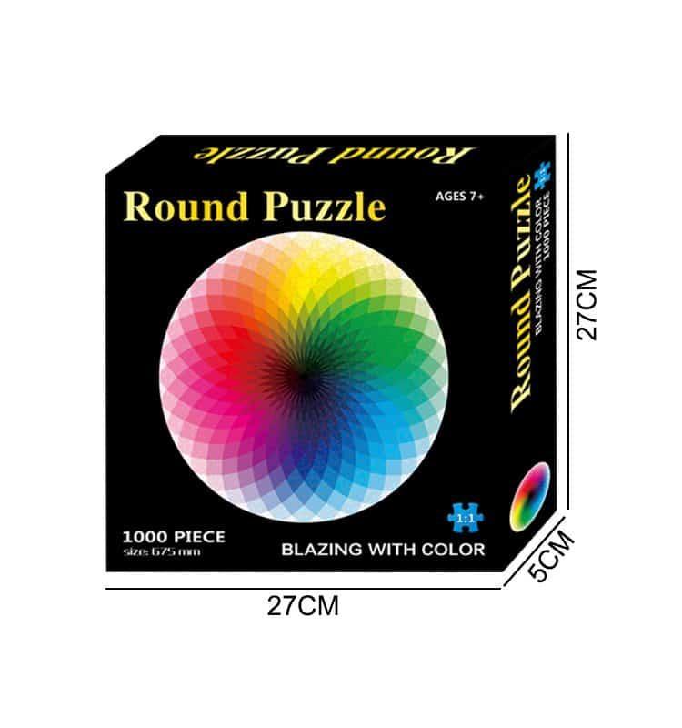 Rompecabezas 1000 Piezas Redondo Círculo Cromático (RMPC) - Ingenio Destreza Mental