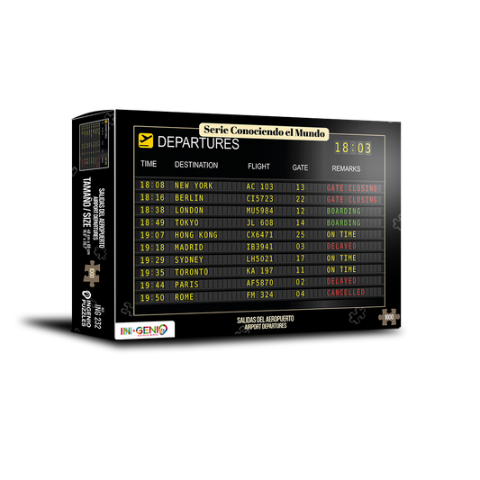 Rompecabezas 1000 piezas Airport Departures (ING232)