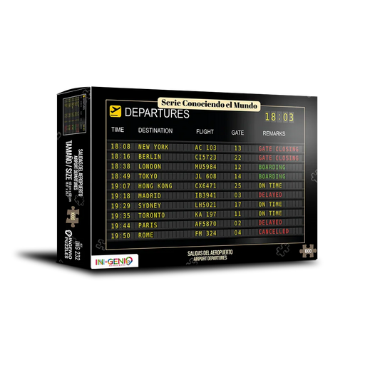 Rompecabezas 1000 piezas Airport Departures (ING232)