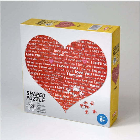 Rompecabezas 500 Piezas Corazón (ROJO) SP50-001 - Ingenio Destreza Mental