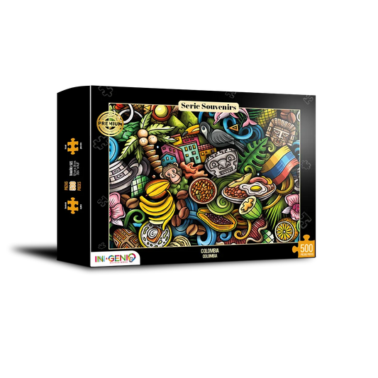 Rompecabezas 500 piezas Colombia (500-508) - Ingenio Destreza Mental