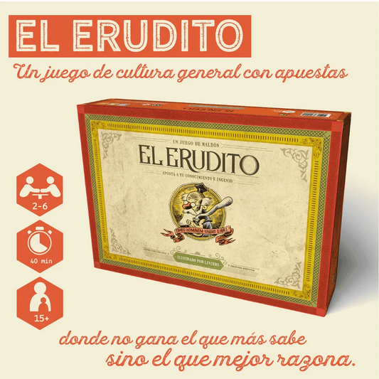 Juego de Mesa El Erudito - Ingenio Destreza Mental