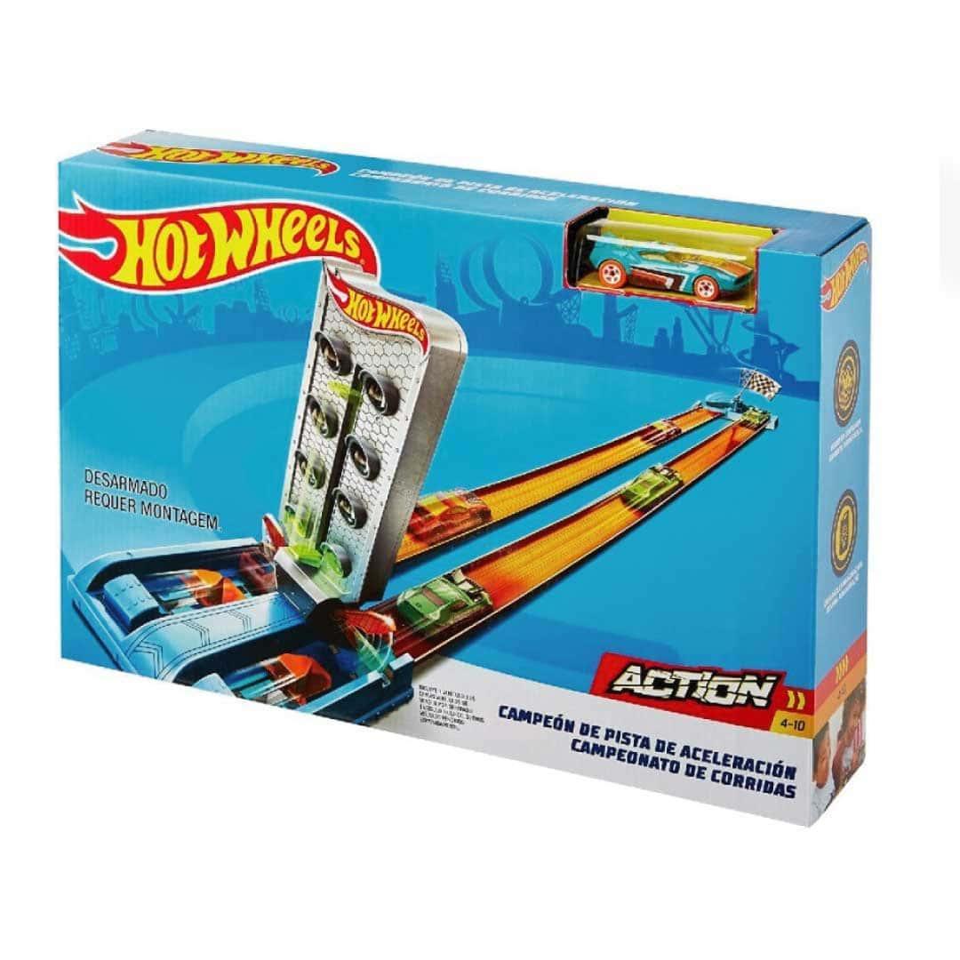 Pista de carros Hot Wheels - Campeón de velocidad - Ingenio Destreza Mental