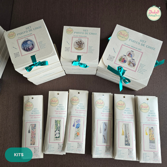 Kit punto de Cruz Aro 4" Los Girasoles Vincent Van Gogh