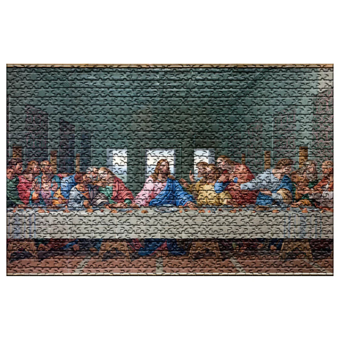 Rompecabezas 1000 Piezas mini A3 - La última cena, Leonardo Da Vinci (M100-107) - Ingenio Destreza Mental