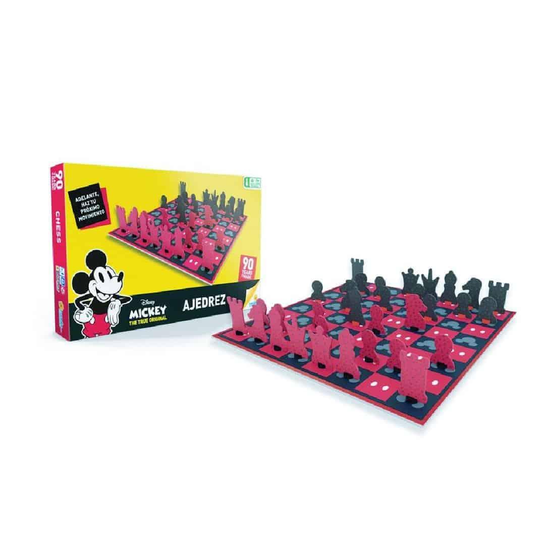 Juego de Mesa Ajedrez Mickey 90 años - Ingenio Destreza Mental