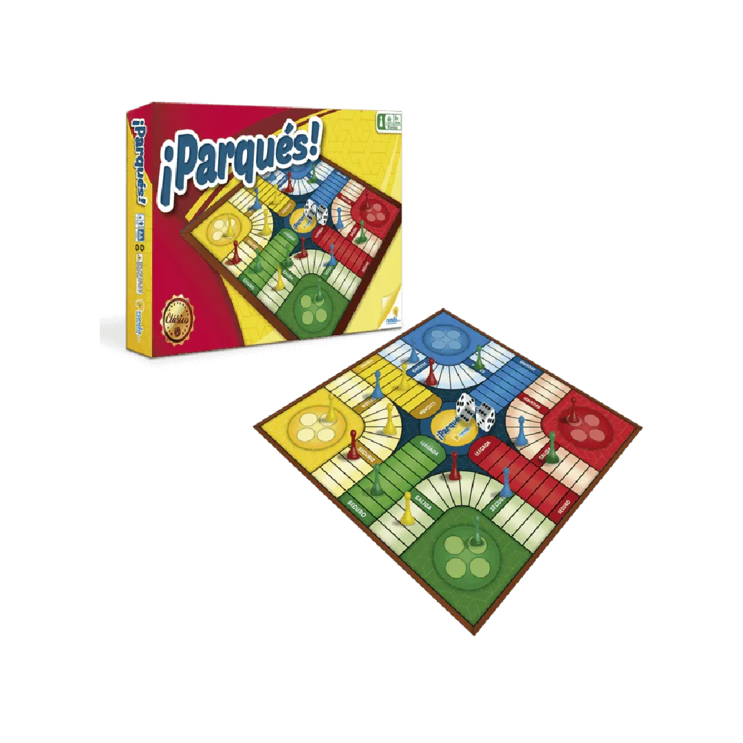 Juego de Mesa Parqués Clásico - Ingenio Destreza Mental