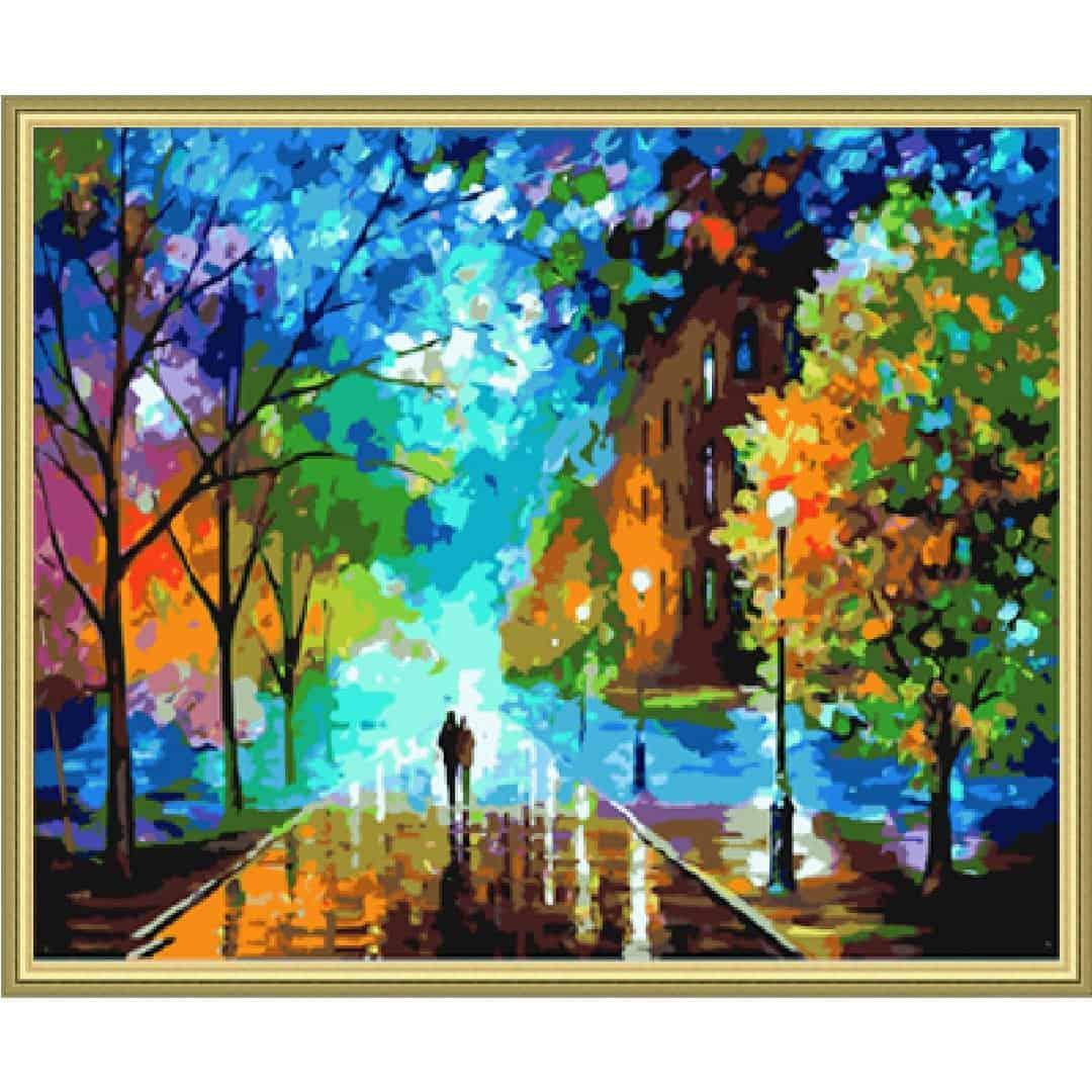 Pintura por números 50x40cm - Reflejos - Ingenio Destreza Mental