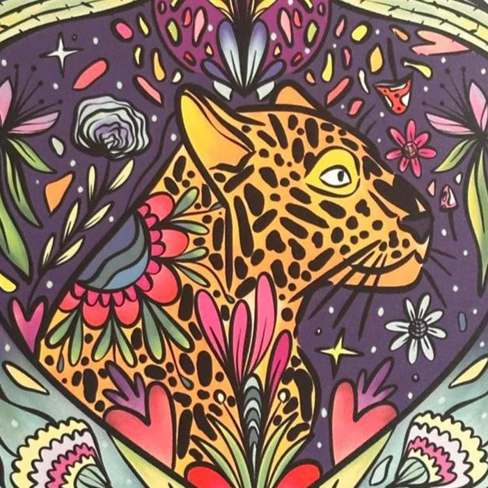 Rompecabezas Multiformas Redondo - El poder del Jaguar by Sarasuati - Ingenio Destreza Mental