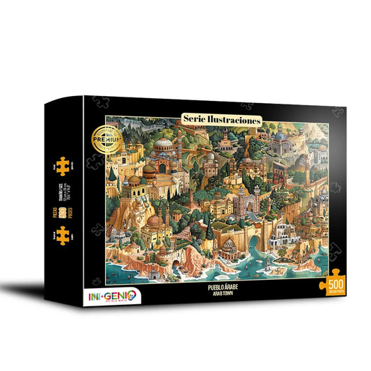 Rompecabezas 500 piezas Pueblo Árabe (500-507) - Ingenio Destreza Mental