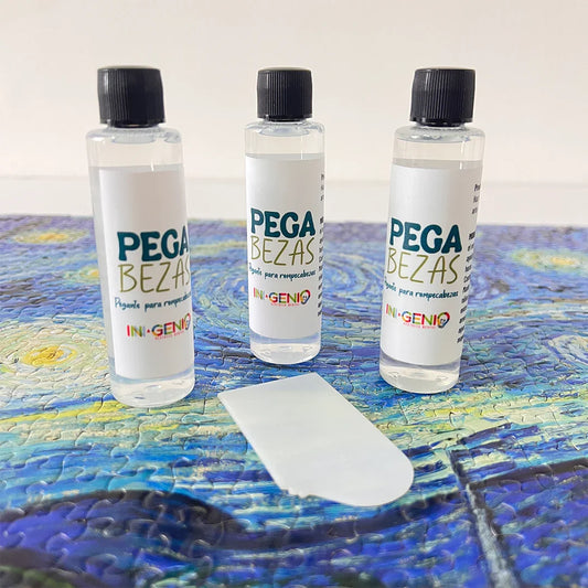 Pegabezas - Pegamento Especial para Rompecabezas - Ingenio Destreza Mental