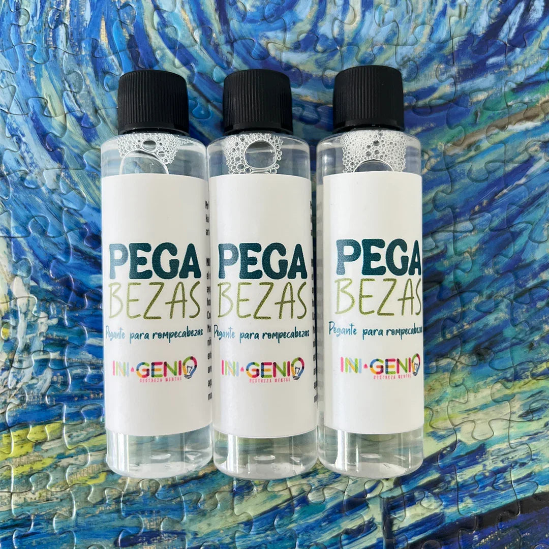 Pegabezas - Pegamento Especial para Rompecabezas - Ingenio Destreza Mental