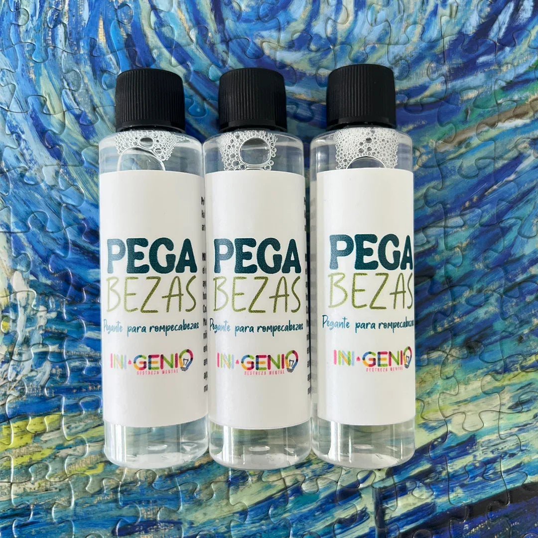 Pegabezas - Pegamento Especial para Rompecabezas - Ingenio Destreza Mental