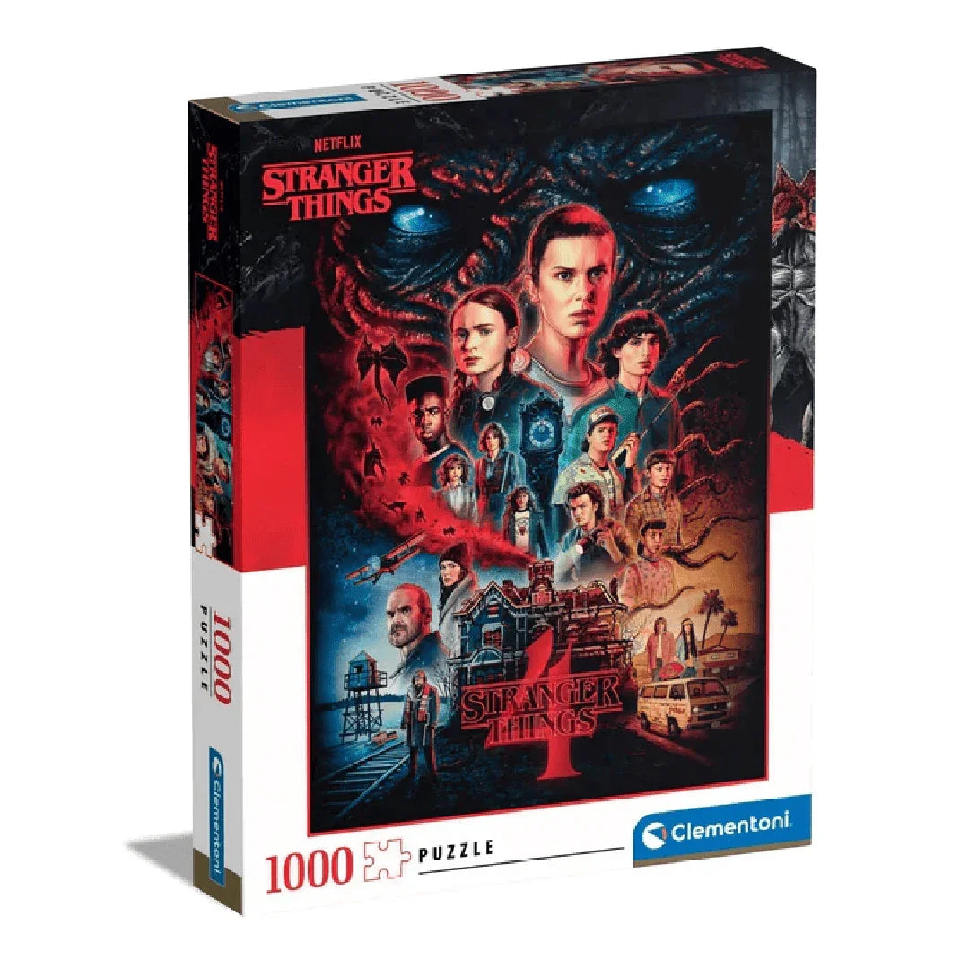 Rompecabezas 1000 piezas Stranger Things 4 - Clementoni (39686) - Ingenio Destreza Mental
